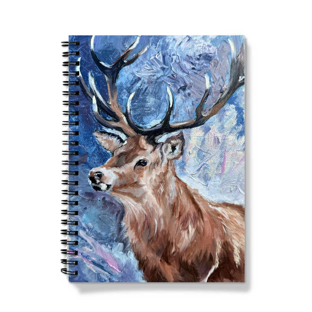 Majestic Resolve - The Stag Reimagined Notebook - lorrainefield