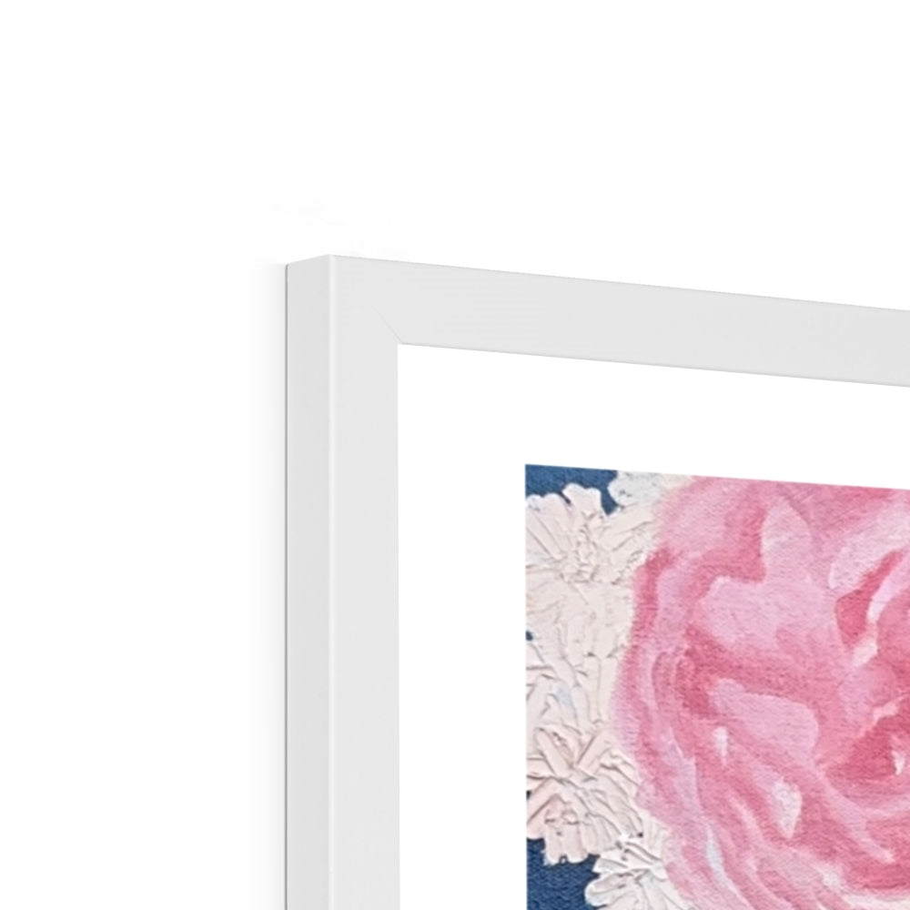 Serenity in Mother Nature's Garden Print Framed Print - lorrainefield
