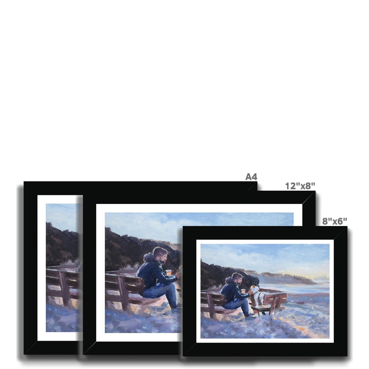A Beer with the Pup Fine Art Print Size options available.