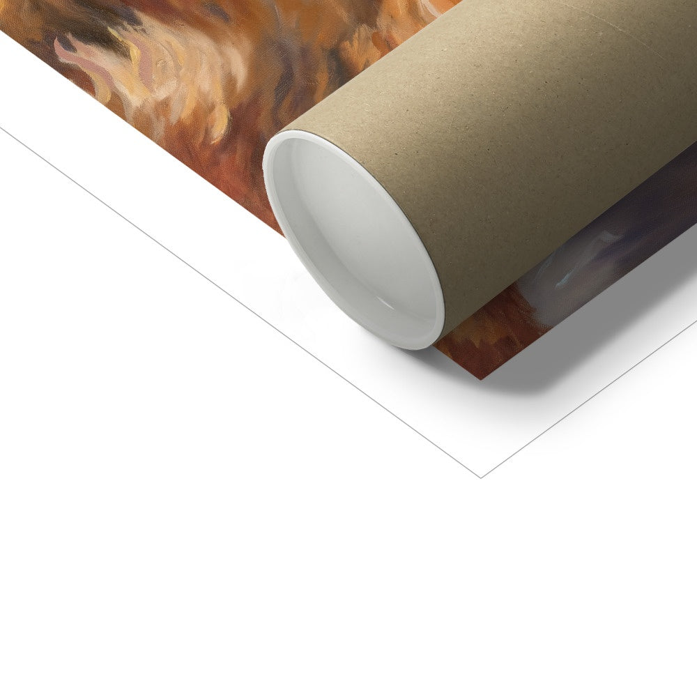 Highland Cattle - Cheeky Cows Fine Art Print - lorrainefield