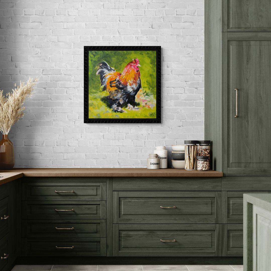 Norman the Cockerel Framed Print