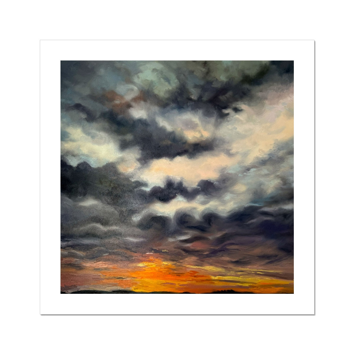 Sunrise Brings Calm Hahnemühle German Etching Print - lorrainefield