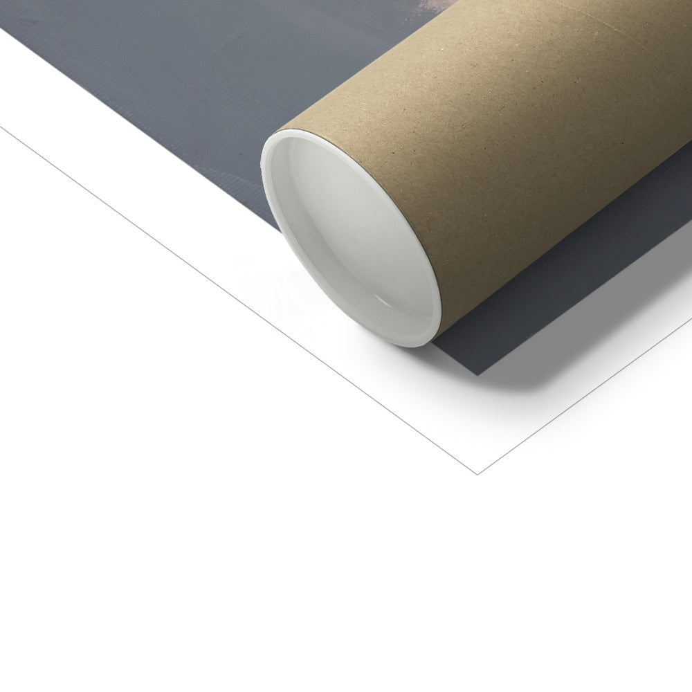 Fine art print tube packaging