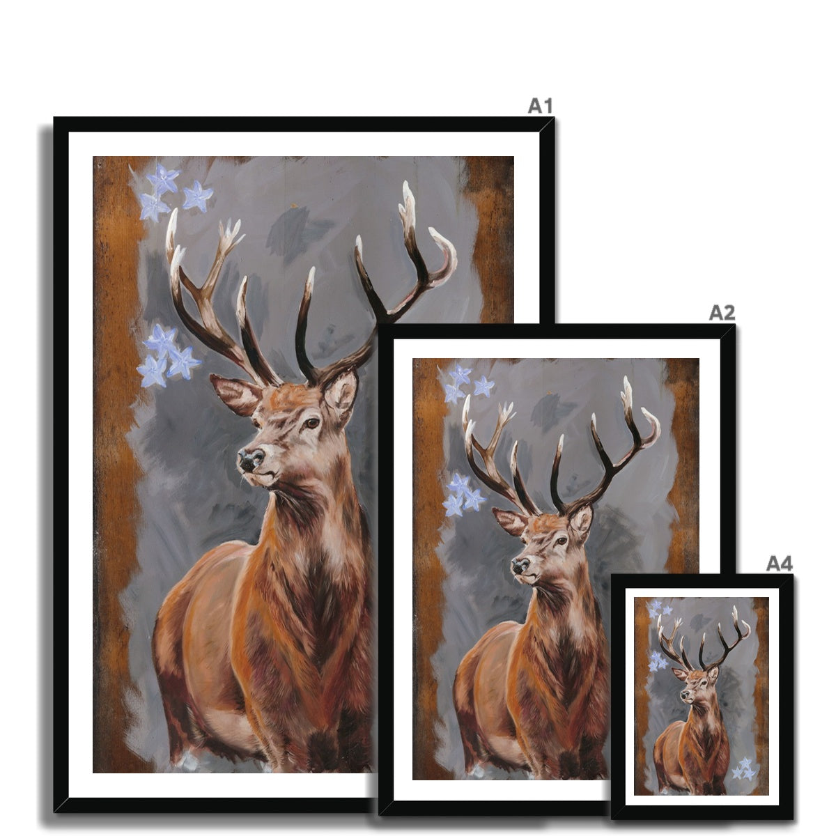 Stag Fine Art Print - lorrainefield