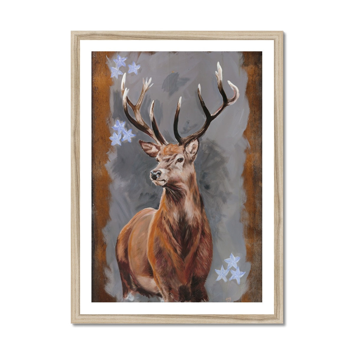 Stag Fine Art Print - lorrainefield