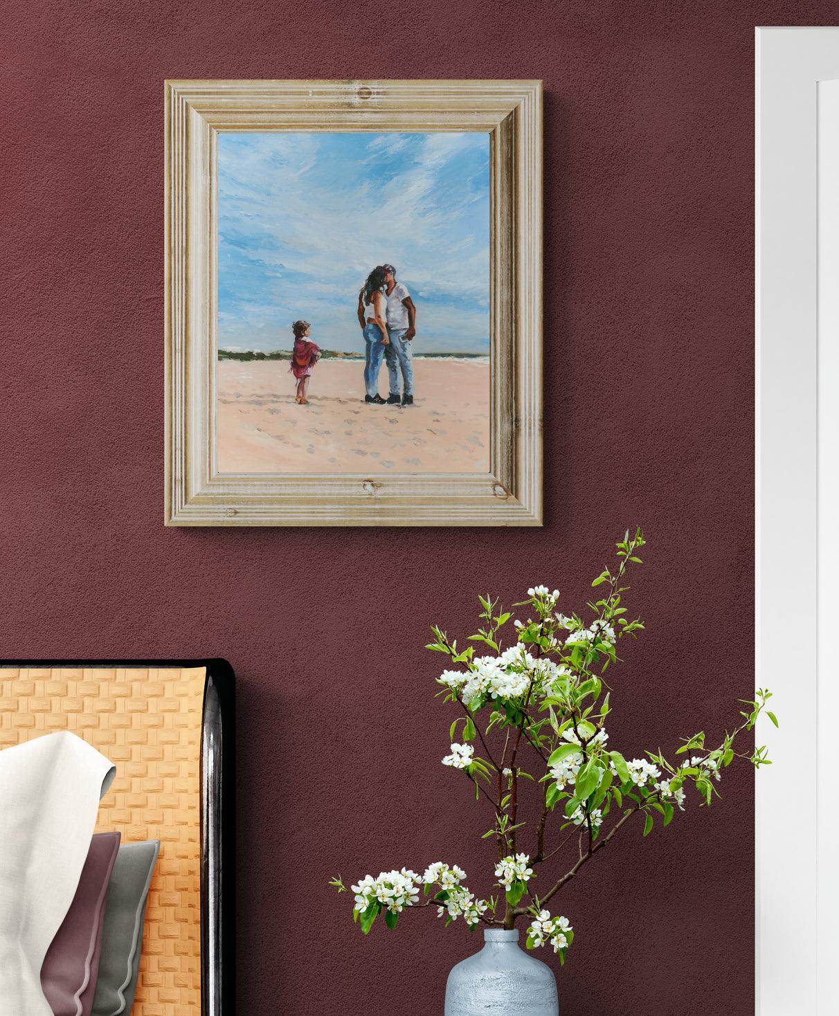 "What About Me?" - Romantic Couple Print - lorrainefield