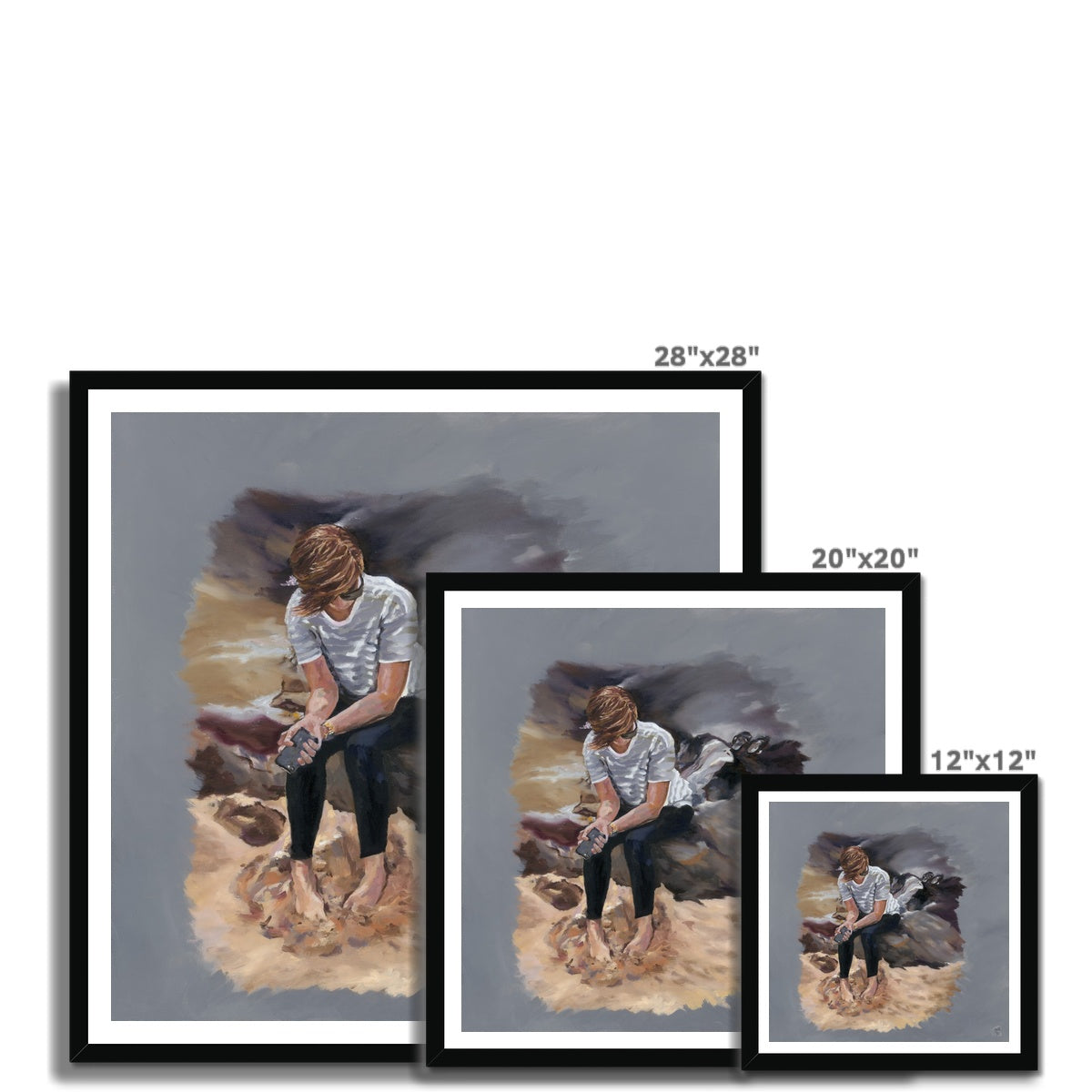 The Last Time We Spoke Fine art print showing print size options available.