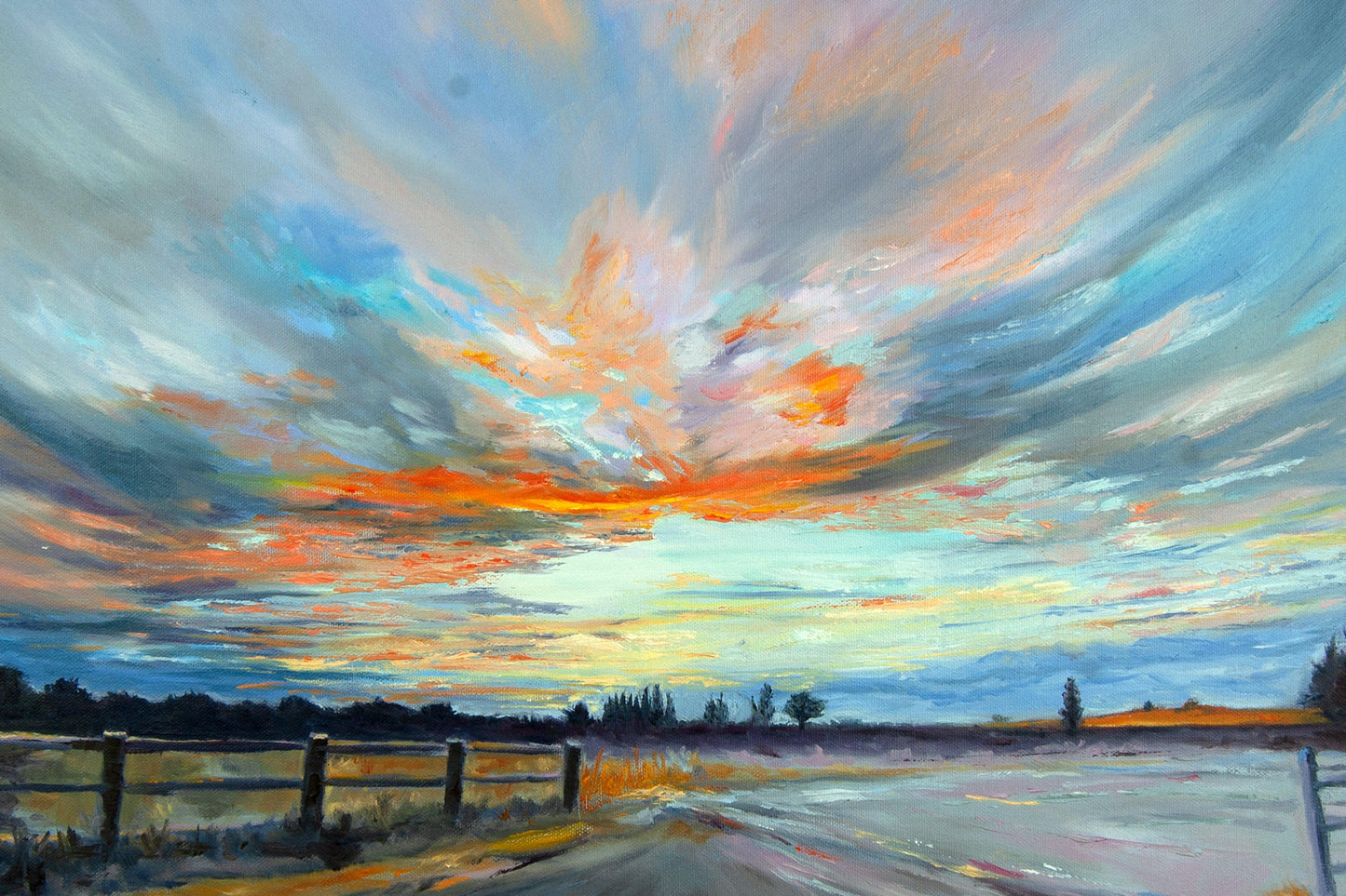 Warwickshire Sunrise - Fine Art Print - lorrainefield