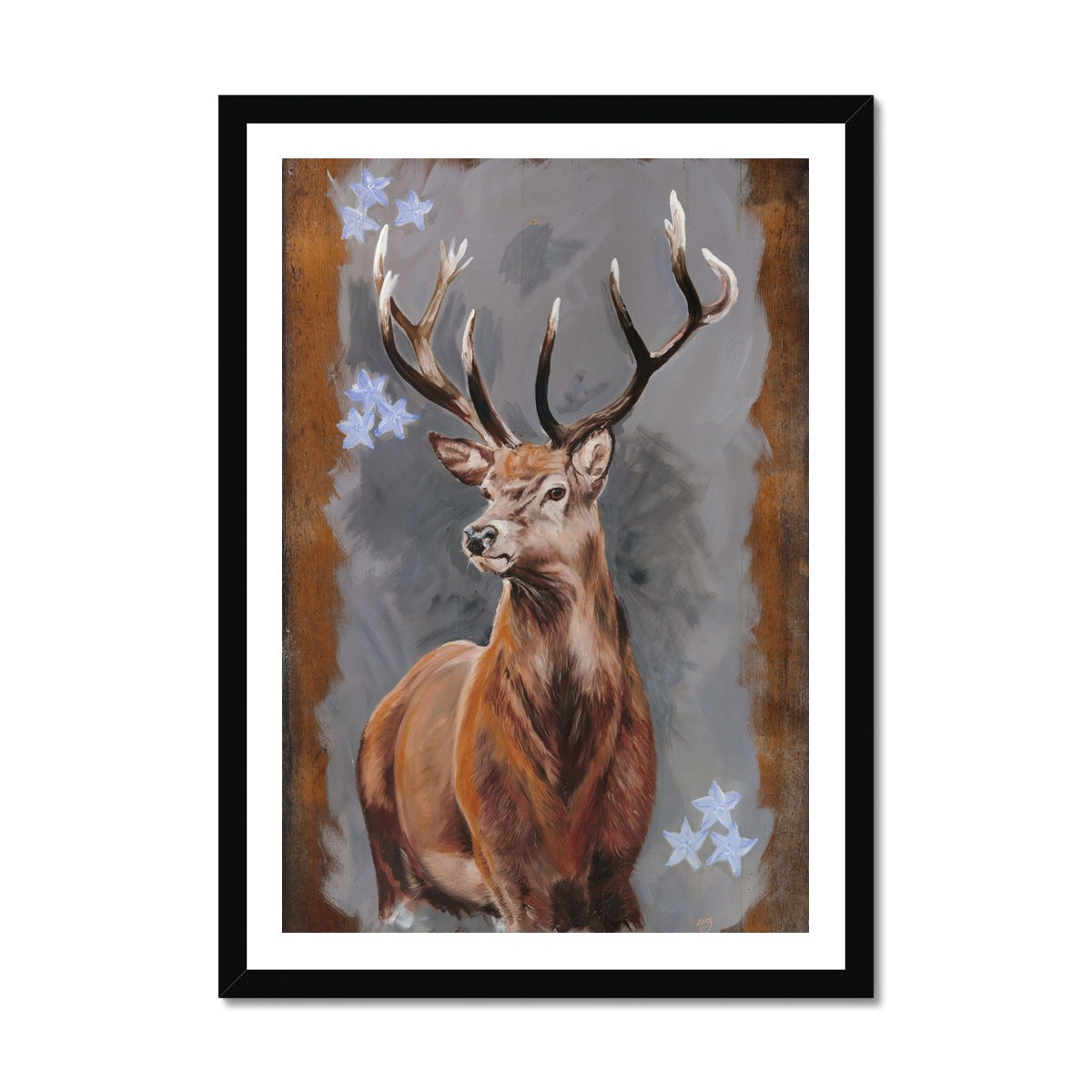 Stag Fine Art Print - lorrainefield