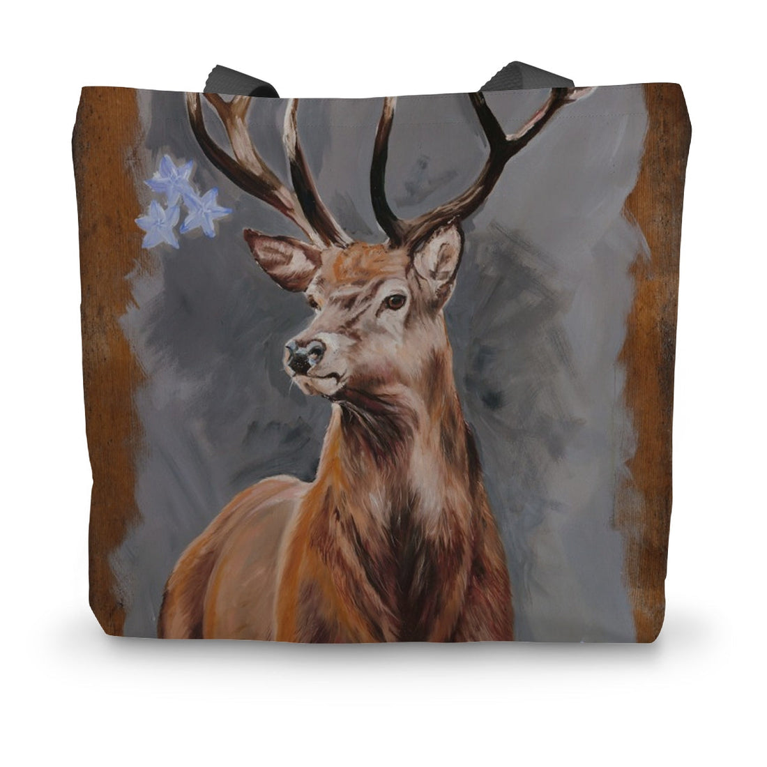 Stag print tote bag by Lorraine Field Art