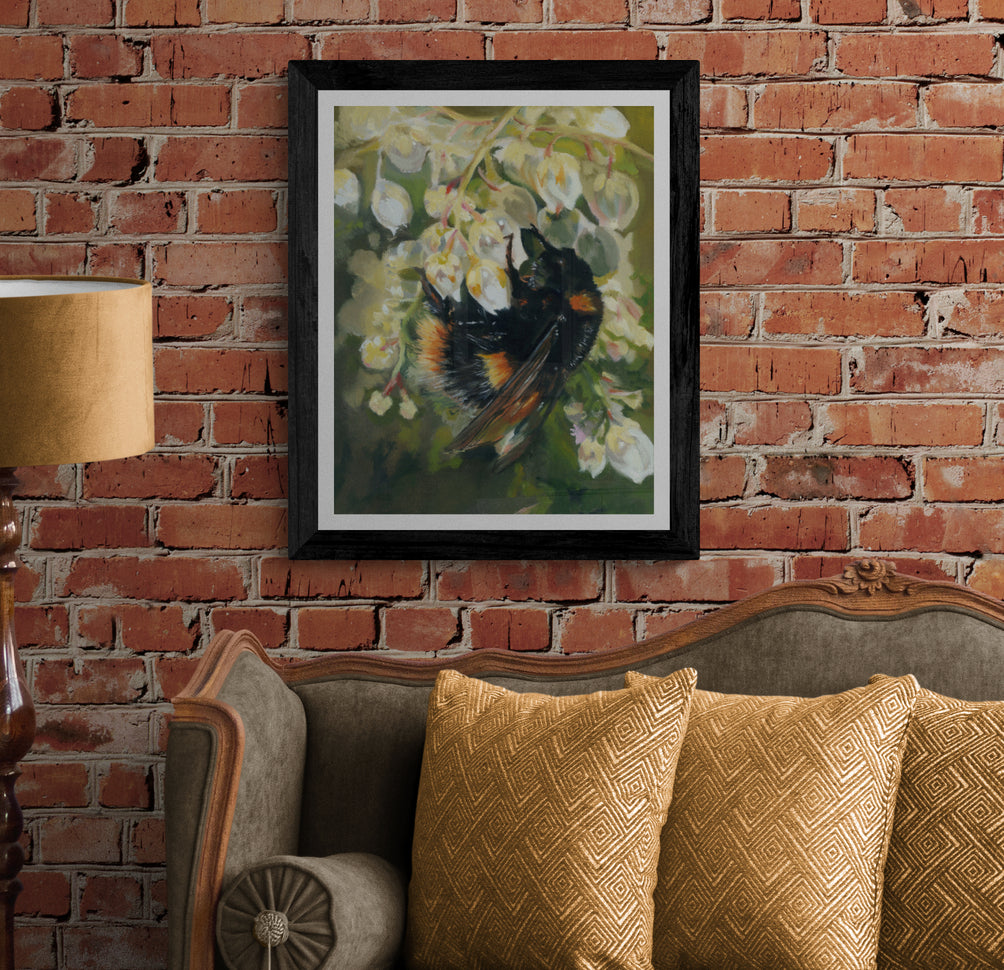 Bumble Bee in Spring - Fine Art Nature Print