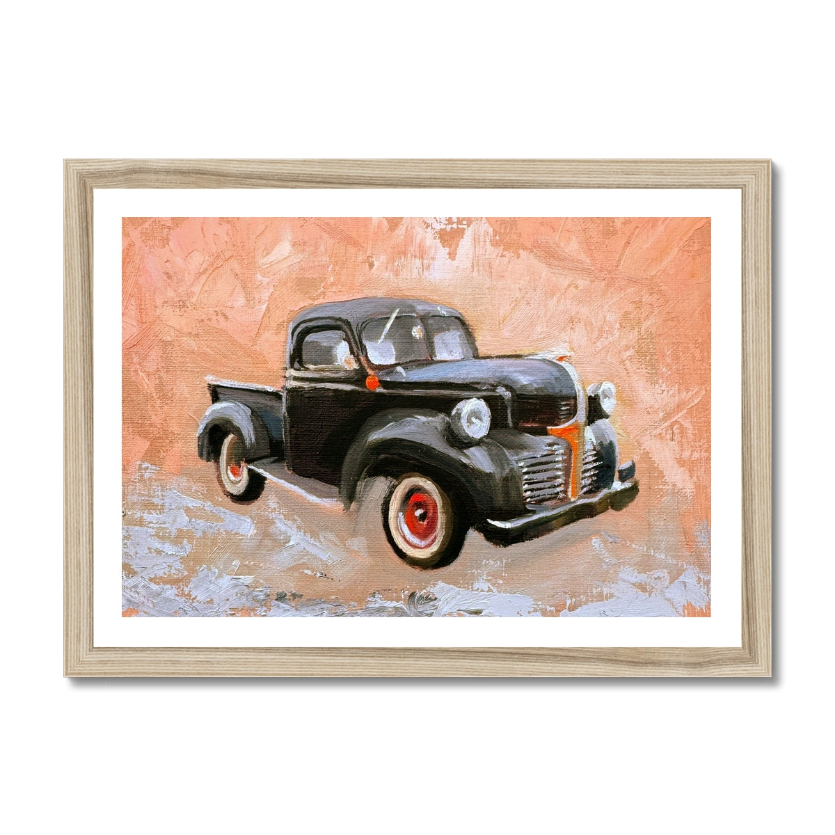 Classic Dodge Car Framed Print - lorrainefield