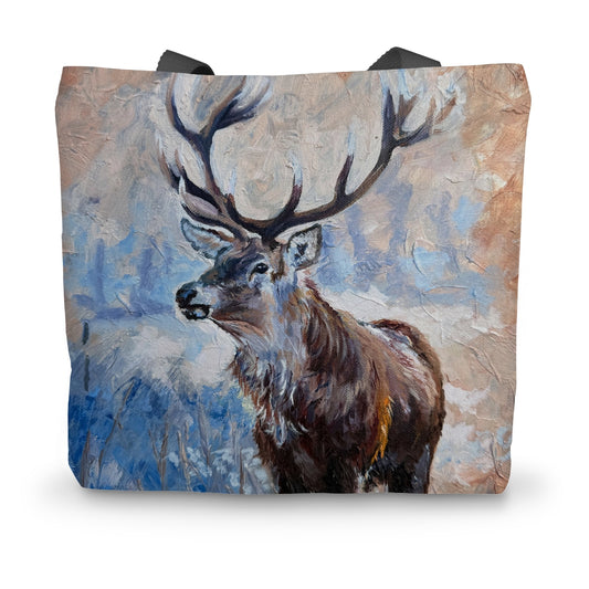 Fine art tote bag featuring Echoes of the Wild Stag painting