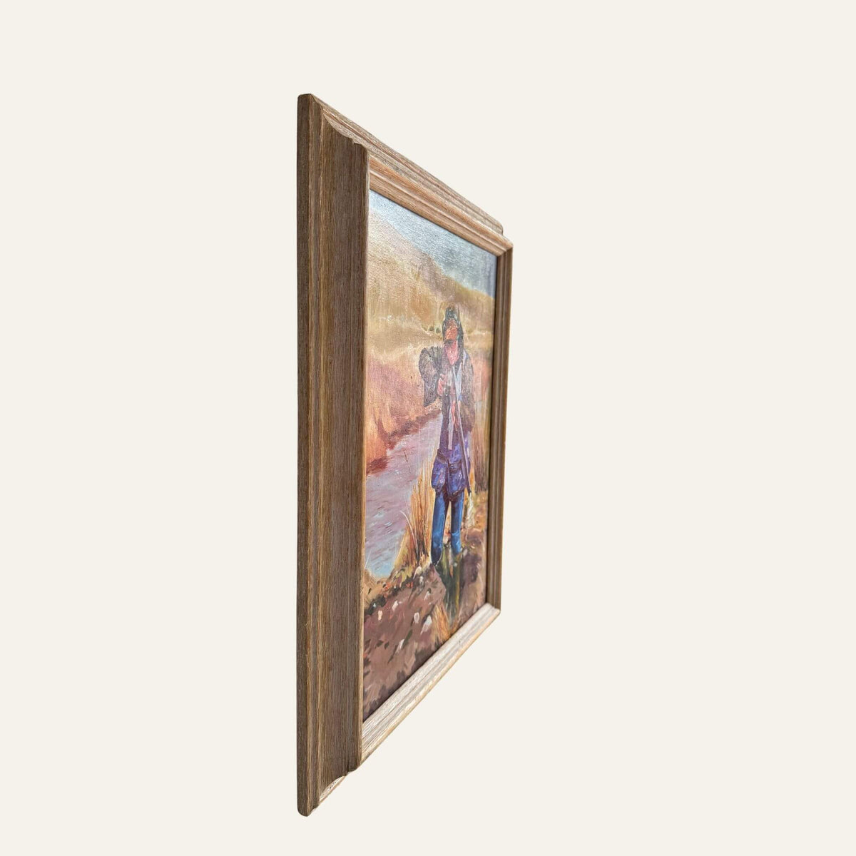 Clay Pigeon Shooting Painting | Original Art by Lorraine Field