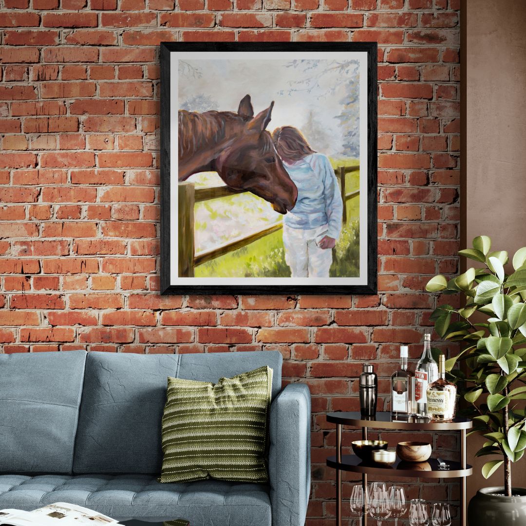 Horse Owner gift ideas Fine Art Print in selection of frames