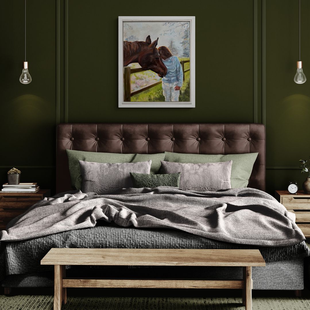 Original horse art by Lorraine Field Art