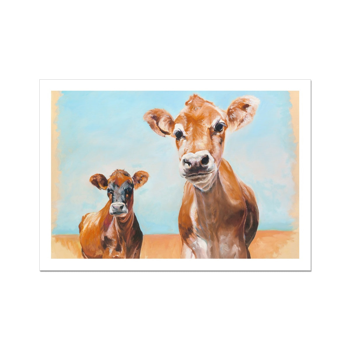 Jersey Cows  Fine Art Print - lorrainefield