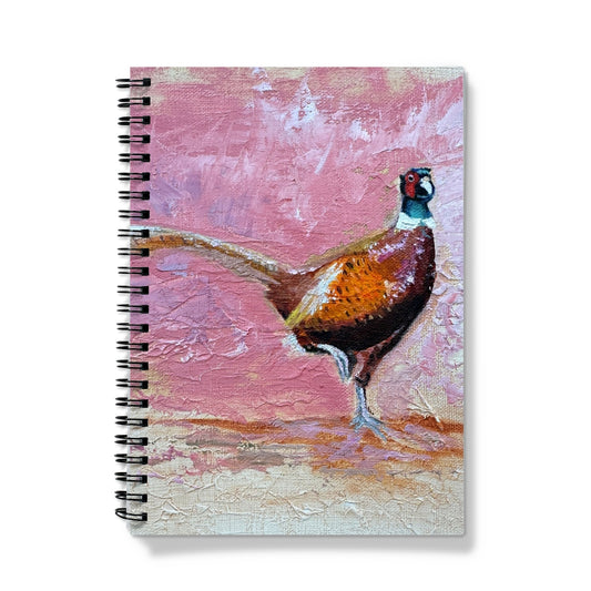 Pheasant notebook front cover