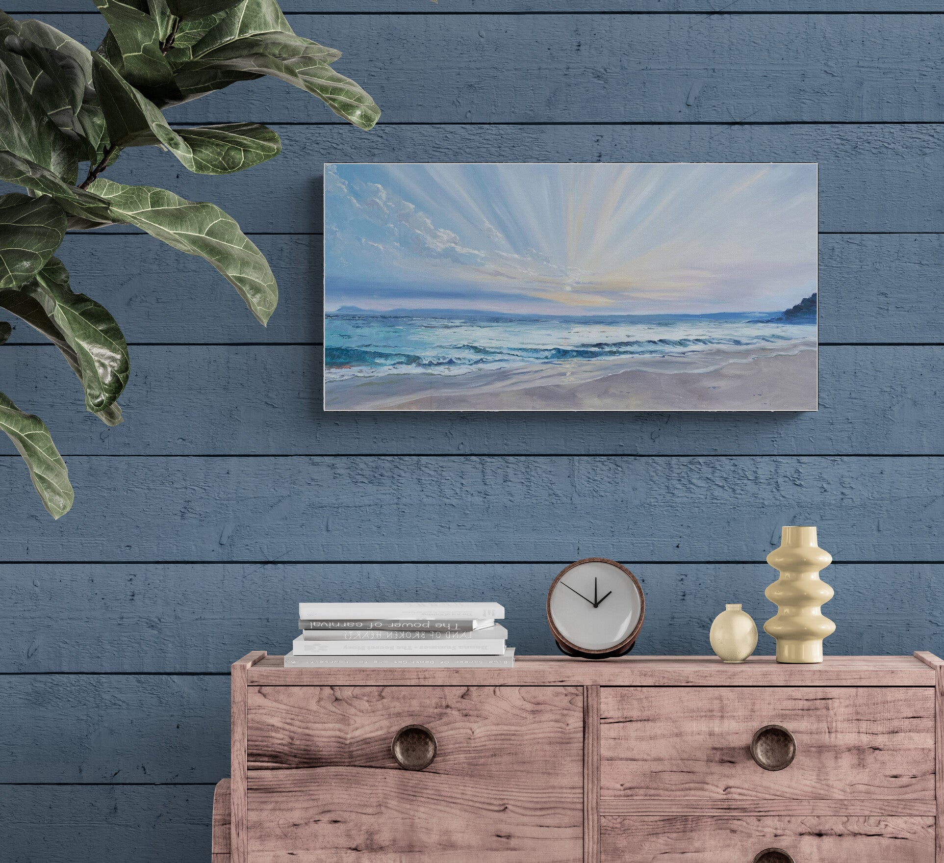 Porthminster Sunrise Canvas - lorrainefield