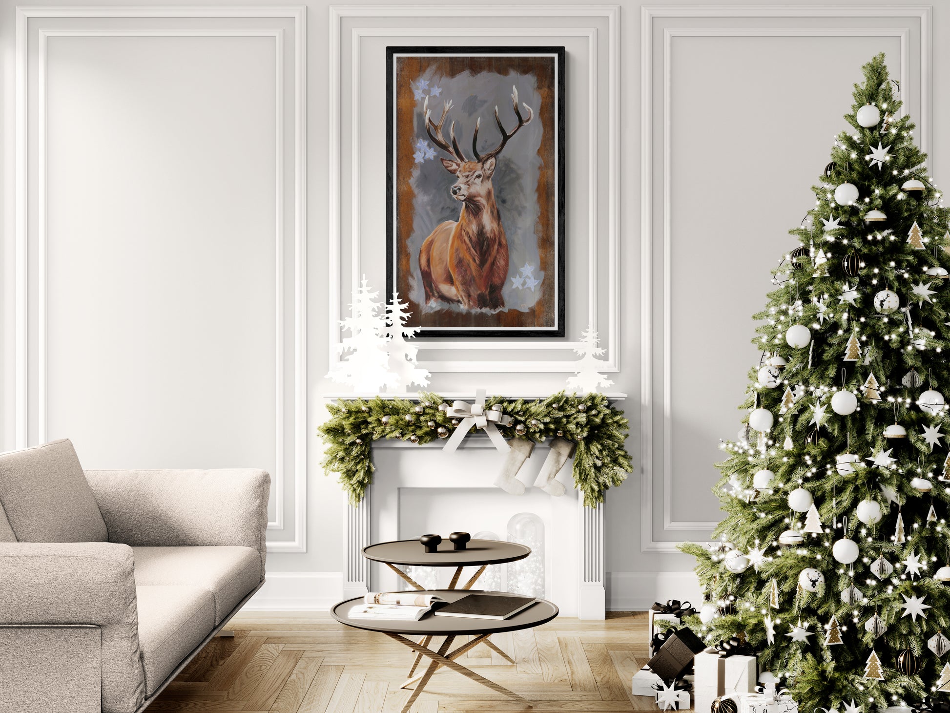 Stag pictures for living room