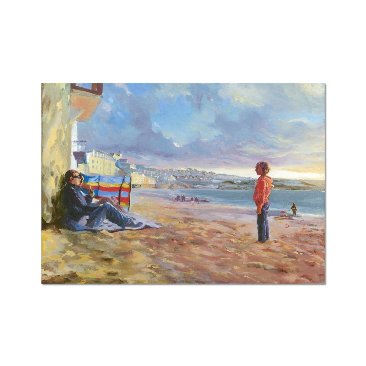 Will you play - Porthmeor Fine Art Print - lorrainefield