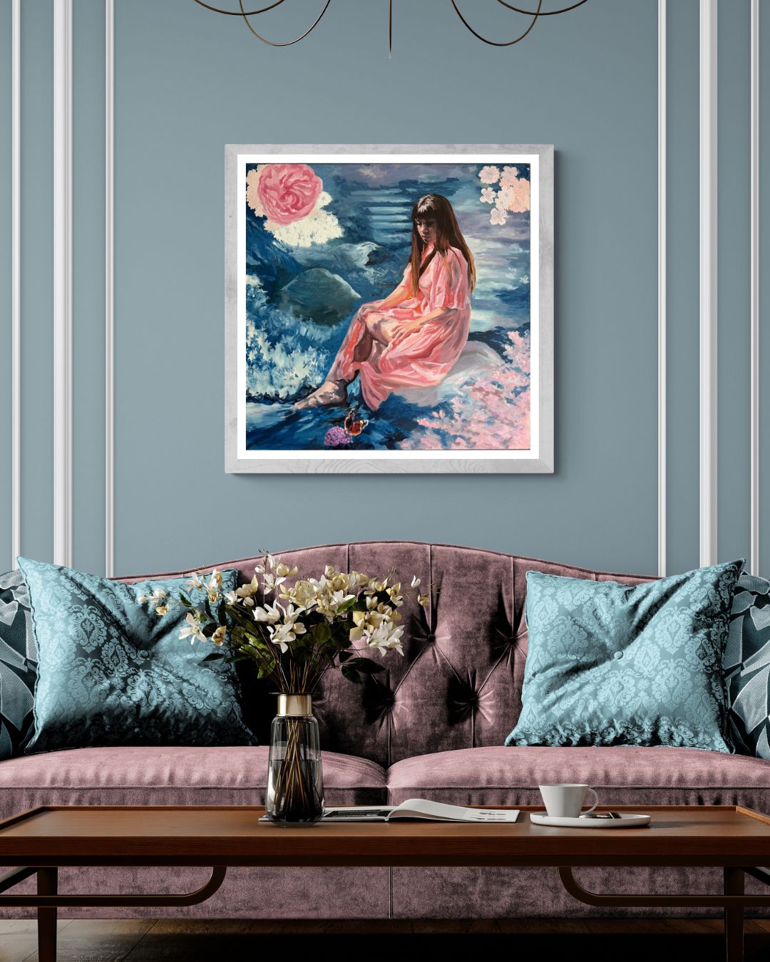 Serenity in Nature's Garden - Fine Art Oil Painting - lorrainefield