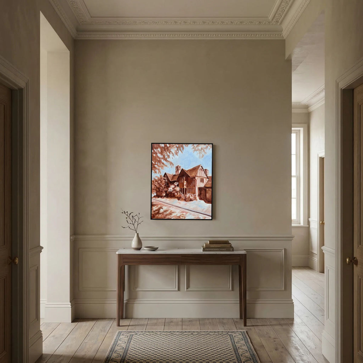Hall's Croft Canvas Art Print