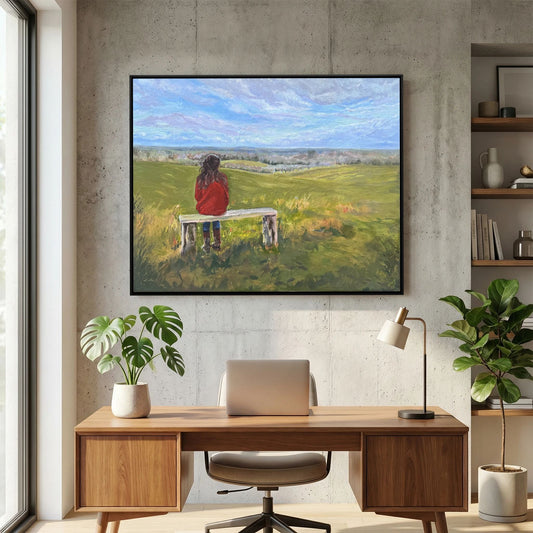 If Fields Could Talk Canvas Art Print