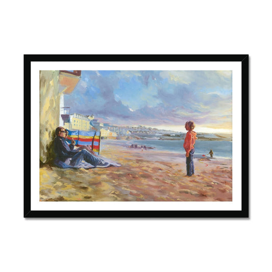 Will you play - Porthmeor Fine Art Print - lorrainefield