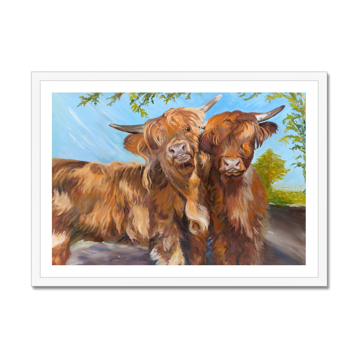 Highland Cows Fine Art Print - lorrainefield