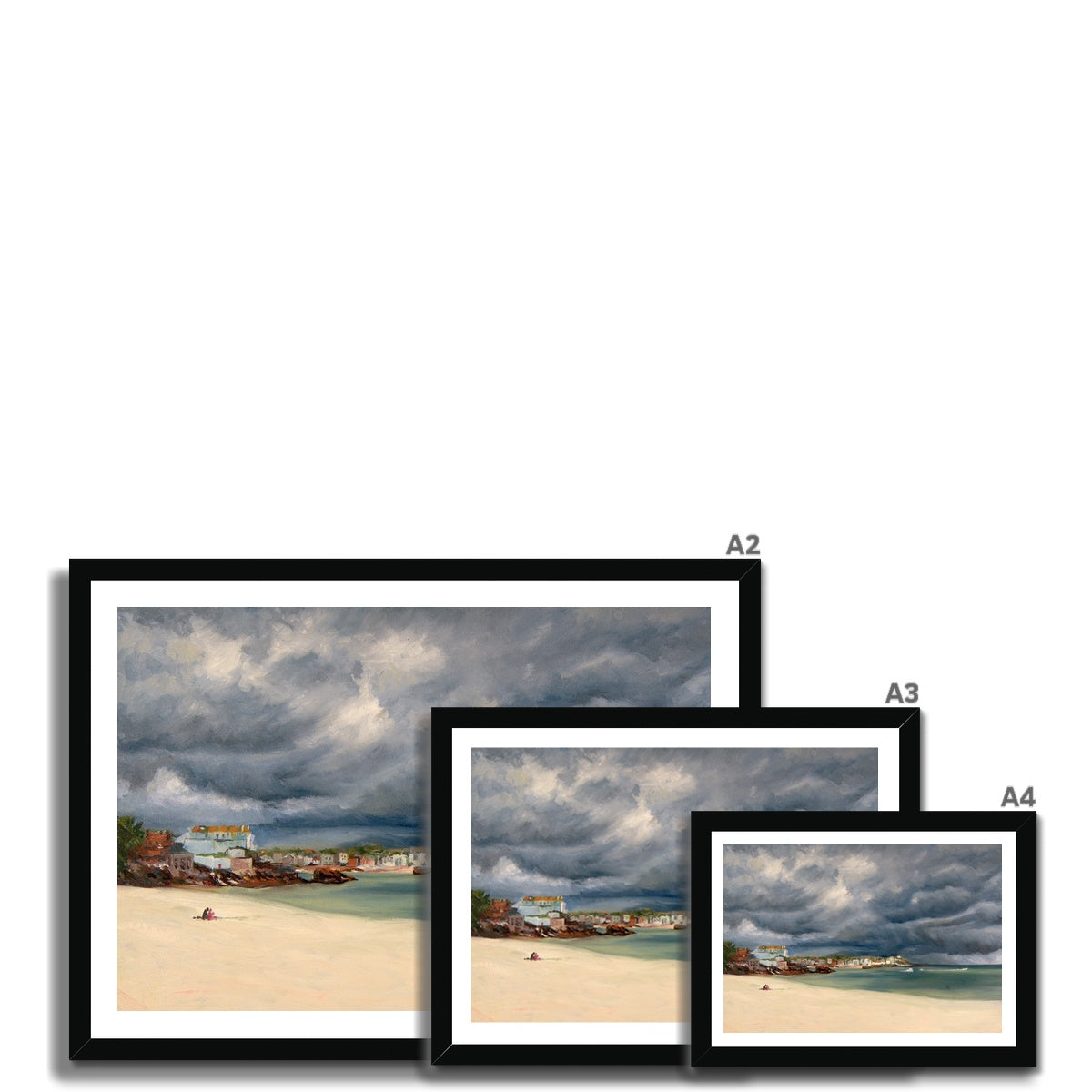 Porthminster Beach Picnic Fine Art Prints in a range of sizes - lorrainefield