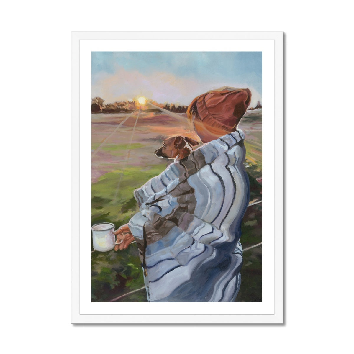 Dog paintings - Fine Art Print - lorrainefield