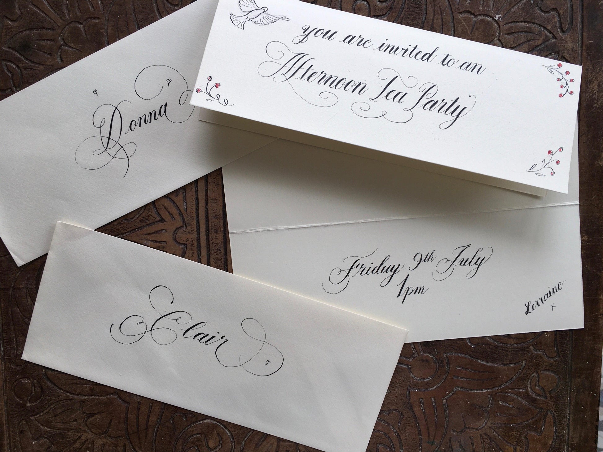 Calligraphy Cards and Signs - lorrainefield