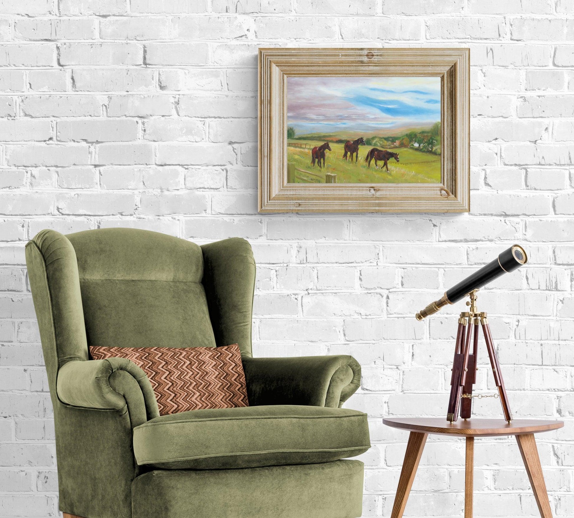 Horse Trio Fine Art Print - Wilmcote - lorrainefield