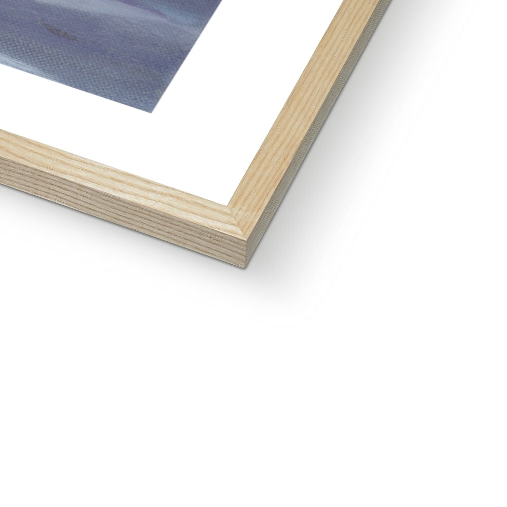 Calming wall art print of sea and sunrise for soulful home styling