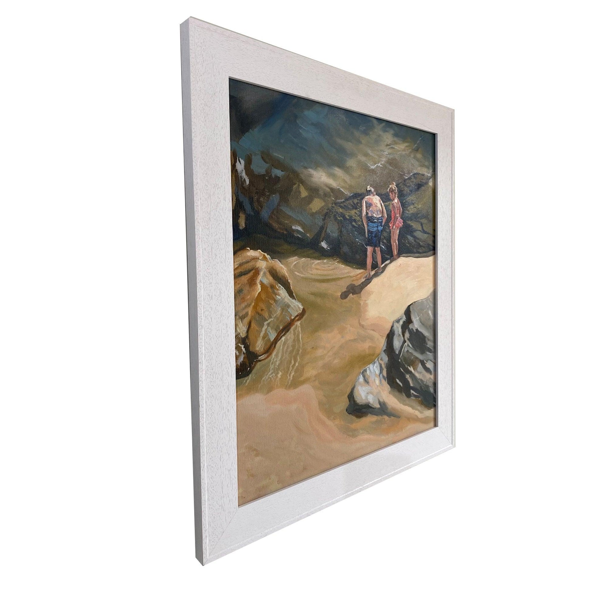 St Agnes beach painting