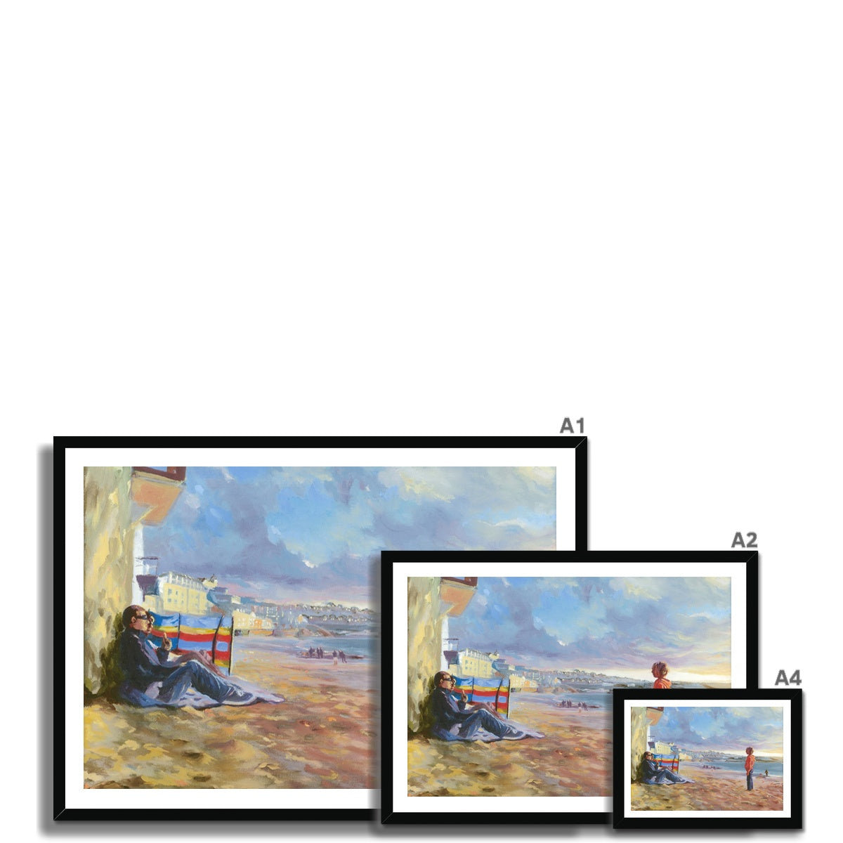Will you play - Porthmeor Fine Art Print - lorrainefield